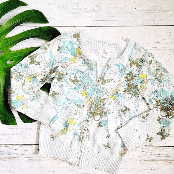 Disney Fairies Tinkerbell Zip Up Sweater - Picture 2 of 10